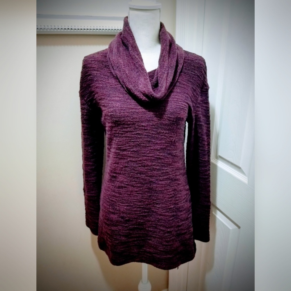 🍂🍁Purple Cowl Neck Sweater